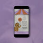 Digital Download Kids Circus Party Invite, thumbnail 2 of 3