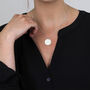 Personalised Swash Initial Disc Necklace, thumbnail 6 of 12