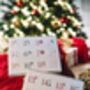 Personalised Advent Calendar – 24 Engraved Glass Baubles, thumbnail 4 of 8