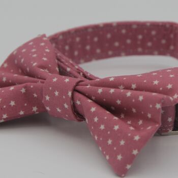 Pink Star Dog Bow Tie, 4 of 6