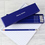 Personalised 12 Hb Pencils With Gift Box, thumbnail 2 of 4