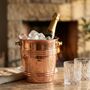 Handmade Solid Copper Ice Bucket And Beverage Pot, thumbnail 2 of 3