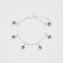 Forget Me Not Silver Bracelet, thumbnail 1 of 7