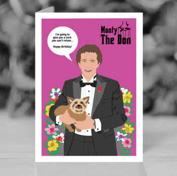 Monty Is The Don, Monty Don Birthday Card, 3 of 7