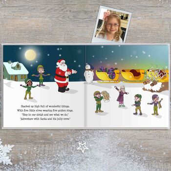 Personalised Christmas Eve Story Book, 4 of 12