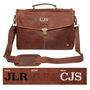 Personalised Leather Yale Clip Up Satchel, thumbnail 7 of 10