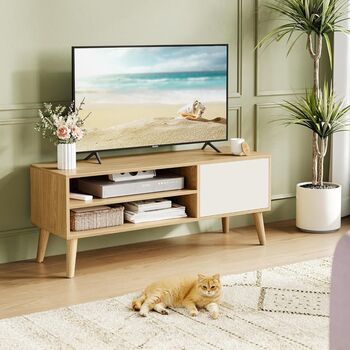 Wide Tv Stand Cabinet For Entertainment Setup, 2 of 11