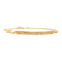 Patterned Yellow Gold Bar Bracelet, thumbnail 1 of 4