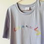 Embroidered 'Have A Nice Day' T Shirt, thumbnail 1 of 7