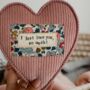 Liberty London Personalised Fabric Hearts, thumbnail 4 of 10