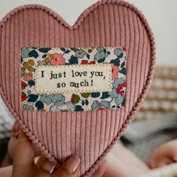 Liberty London Personalised Fabric Hearts, 4 of 10