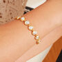 Baroque Pearl Gold Plated Silver Bracelet, thumbnail 8 of 9
