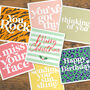 Friends Positivity Print Letterbox Gift Set, thumbnail 4 of 10
