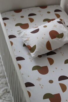 Baby Fitted Bedding Sheet And Pillow Set Gift, 4 of 5