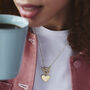 Heart T Bar Necklace, thumbnail 2 of 7