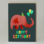 'Happy Birthday' Elephant, thumbnail 2 of 3