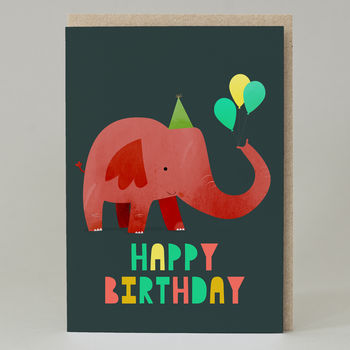 'Happy Birthday' Elephant, 2 of 3