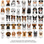 Personalised Christmas Baubles Decoration Santa Dog Cute, thumbnail 3 of 9