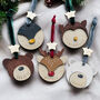 Hand Painted Personalised Christmas Decoration | Bear, thumbnail 2 of 8