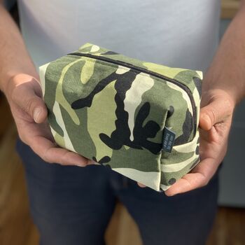 Toiletry Bag Camo Print, 7 of 8