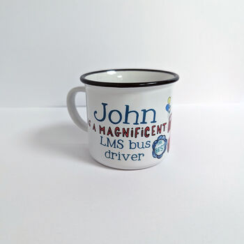 Personalised Bus Driver Mug, 5 of 8