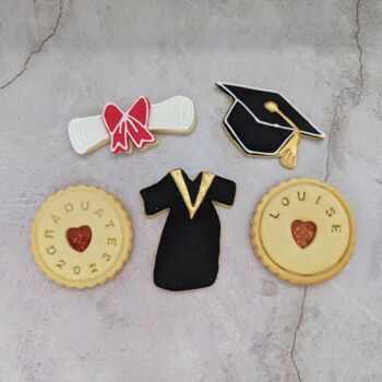 Graduation Mixed Box With Personalised Biscuits, 3 of 4