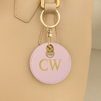 Personalised Vegan Leather Bag Accessory With Zodiac Charm, 9 of 12
