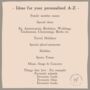 Personalised A To Z Of Us, thumbnail 7 of 9
