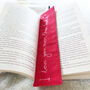 I Love You More Than Books Embroidered Bookmark, thumbnail 5 of 5