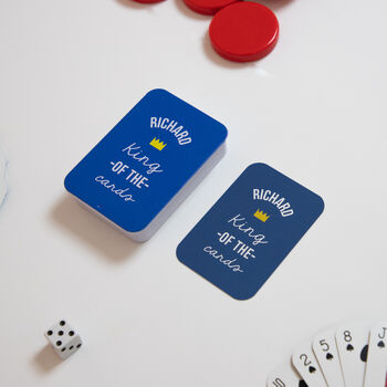 Personalised King Playing Cards In A Tin, 3 of 8