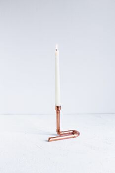 Solid Copper Candle Holder, 3 of 6