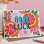 'Good Luck Gorgeous' Paper Cut Card, thumbnail 1 of 5