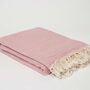 Pink Cotton Muslin Towel, thumbnail 1 of 6