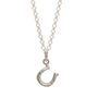 Sterling Silver Lucky Horseshoe Necklace, thumbnail 8 of 8