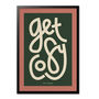 Get Cosy, Playful Typographic Print, thumbnail 3 of 6