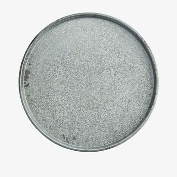 Large Round Zinc Garden Tray Platter 54cm, 6 of 6