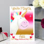 Personalised 'You're Magical' Unicorn Card, thumbnail 3 of 5