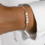 40th Birthday Pearl Sliding Bracelet, thumbnail 1 of 9