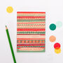 Patterned Aztec Notebook, thumbnail 2 of 3