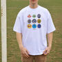 West Brom Football Beer Mats Oversized T Shirt, thumbnail 5 of 10