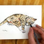 Personalised Pet Illustration In Watercolour, thumbnail 6 of 10