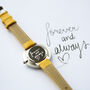 Your Own Handwriting Engraved Anaii Watch Yellow, thumbnail 4 of 8