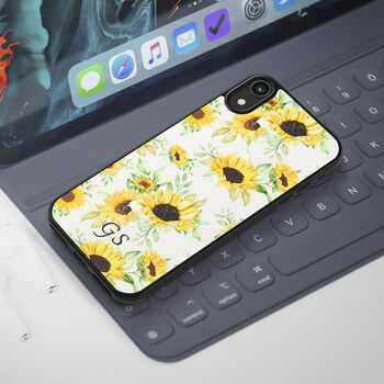 Personalised Yellow Sunflowers iPhone Case, 2 of 2