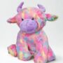 Extra Large Rainbow Highland Cow Soft Toy 60cm, thumbnail 4 of 4