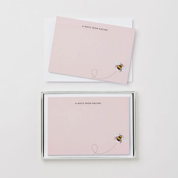 Personalised Bee Notecards, 2 of 3