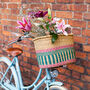 Colourful Handcrafted Bike Basket, thumbnail 1 of 10