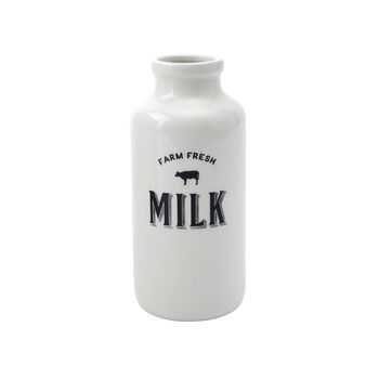 Loft 'Farm Fresh' Ceramic Milk Bottle In Gift Box, 3 of 5