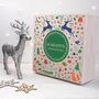 Personalised Festive Woodland Green Christmas Eve Box, thumbnail 3 of 5