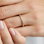 Gold Or Silver Baguette Diamond Style Eternity Ring, thumbnail 3 of 9