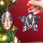 Personalised Dog Traditional Christmas Scene Decoration, thumbnail 3 of 12